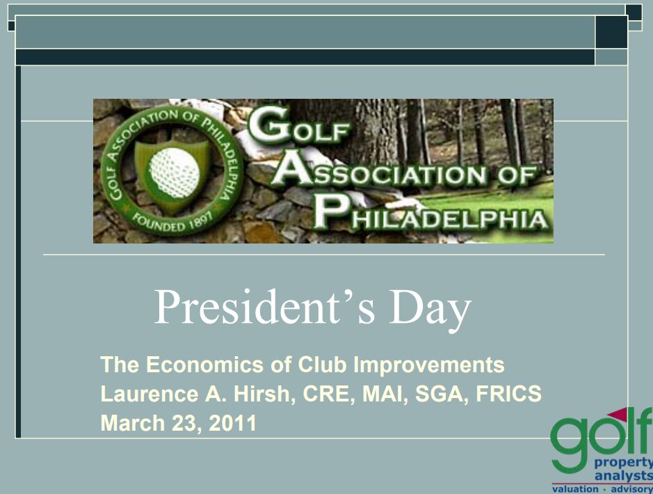 GAP March 23, 2011 Presentation
