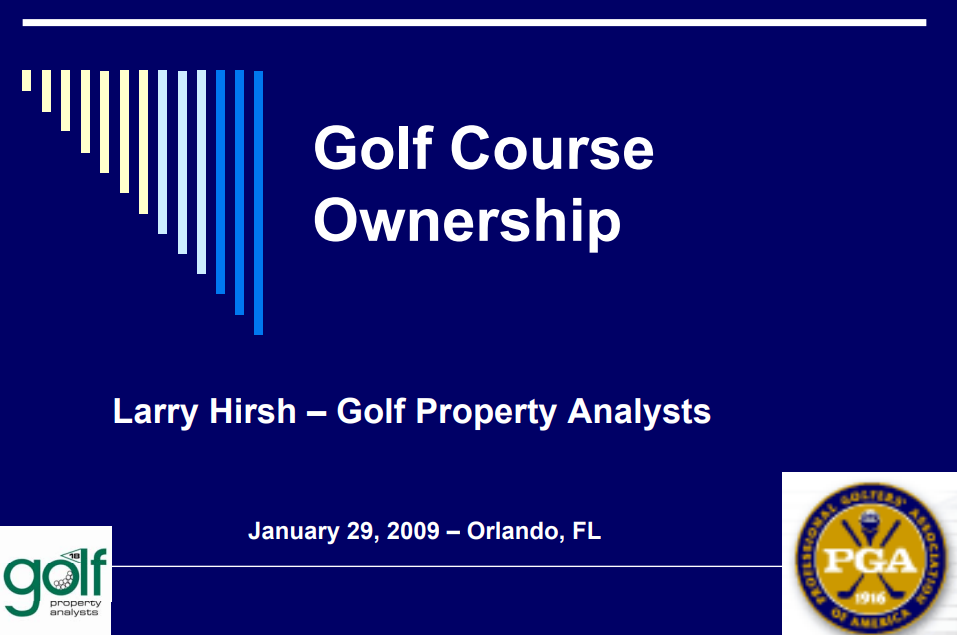 PGA Presentation 2009