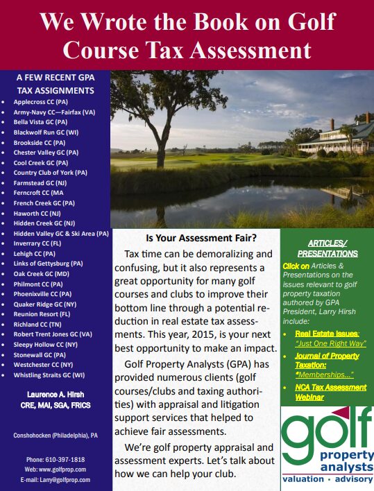 Tax Assessments 2015