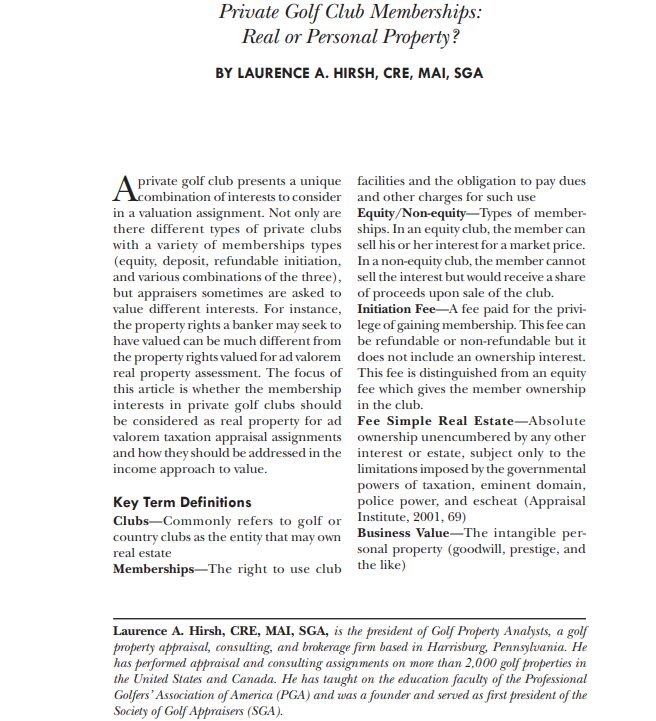 Journal of Property Taxation Article