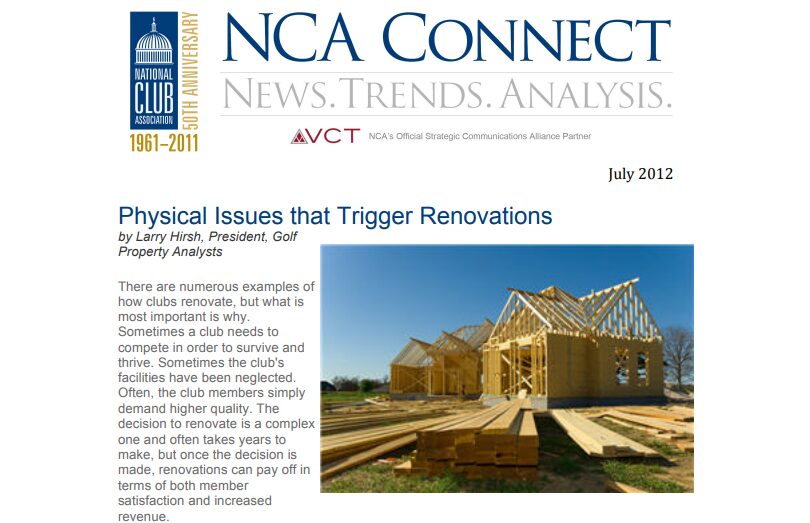 Physical Issues that Triggers Renovations