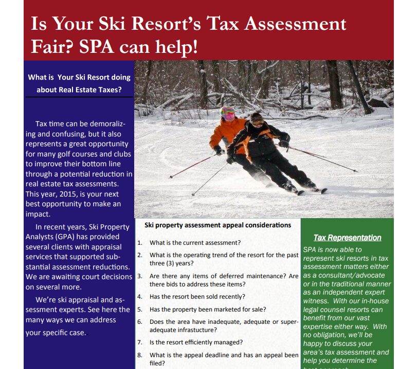 Ski Property Tax Assessments 2014