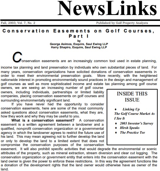 2003 Fall Newsletter