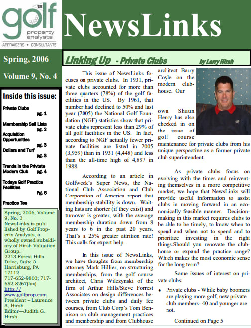 2006 Spring Newsletter