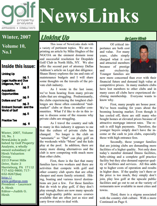2007 Winter Newsletter