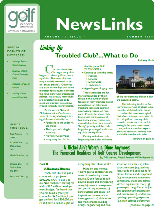 2008 Summer Newsletter