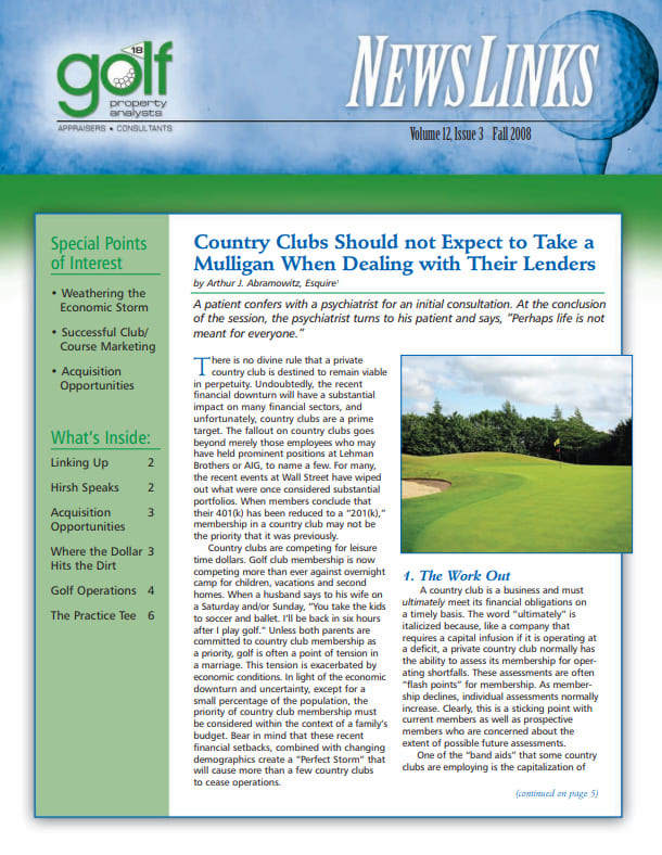 2008 Fall Newsletter
